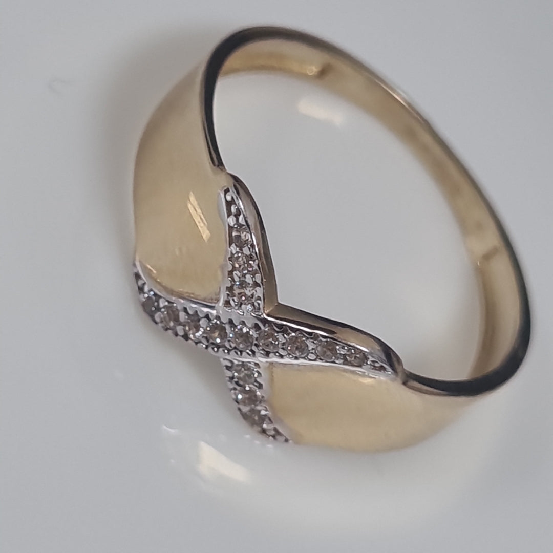 ANILLOS DAMA ORO 14K 2 (NUEVO)