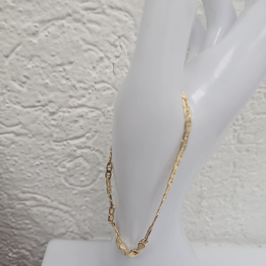 PULSERAS CABALLERO GUCCHI ORO 14K 4.4 (NUEVO)