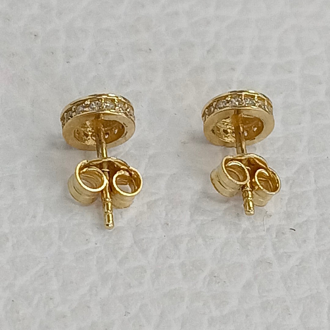 BROQUELES ORO 14K 1.5 (NUEVO)