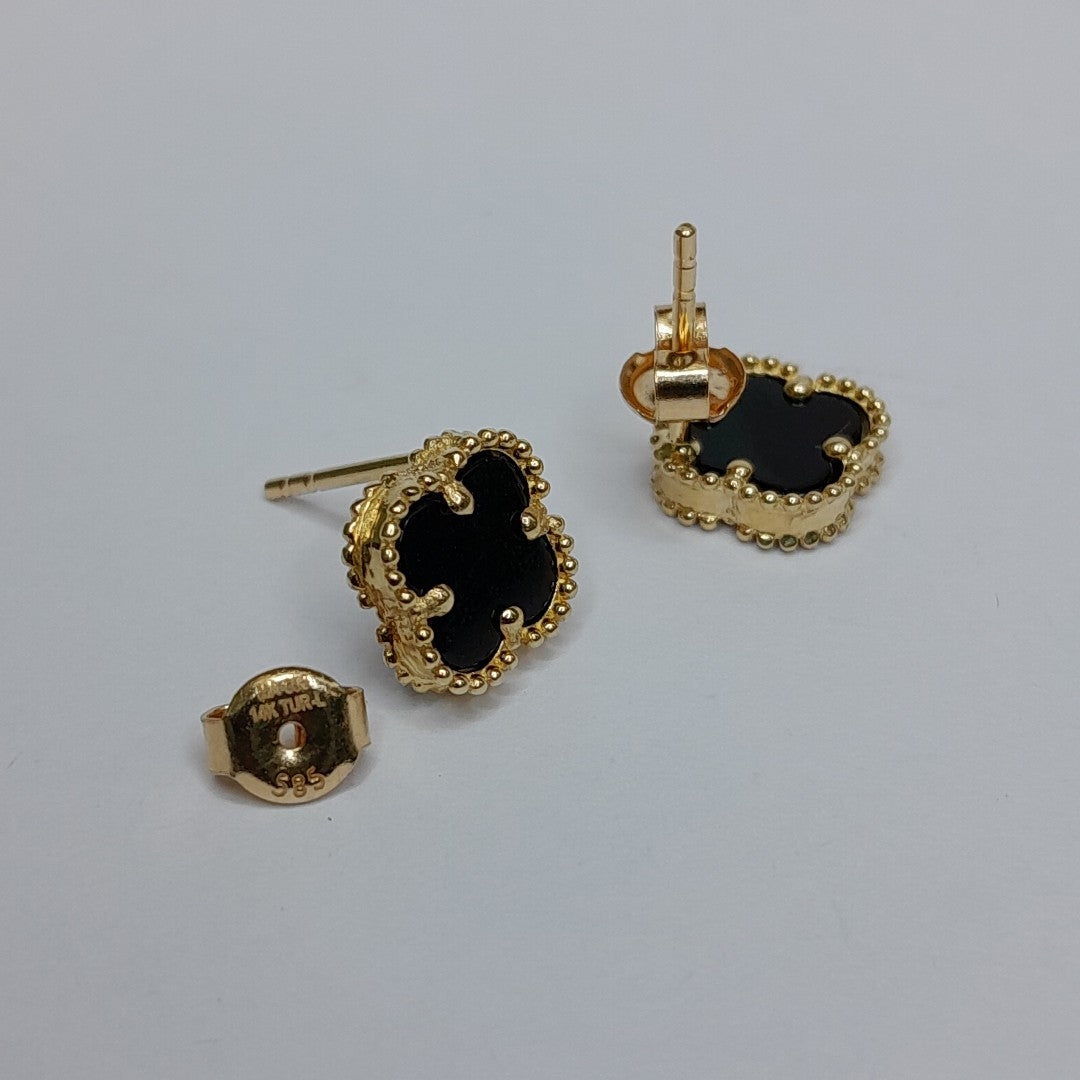 BROQUELES ORO 14K 2 (NUEVO)