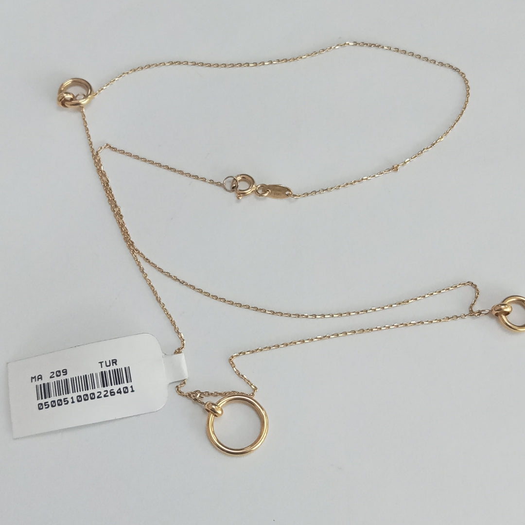 GARGANTILLAS ORO 14K 1.8 (NUEVO)