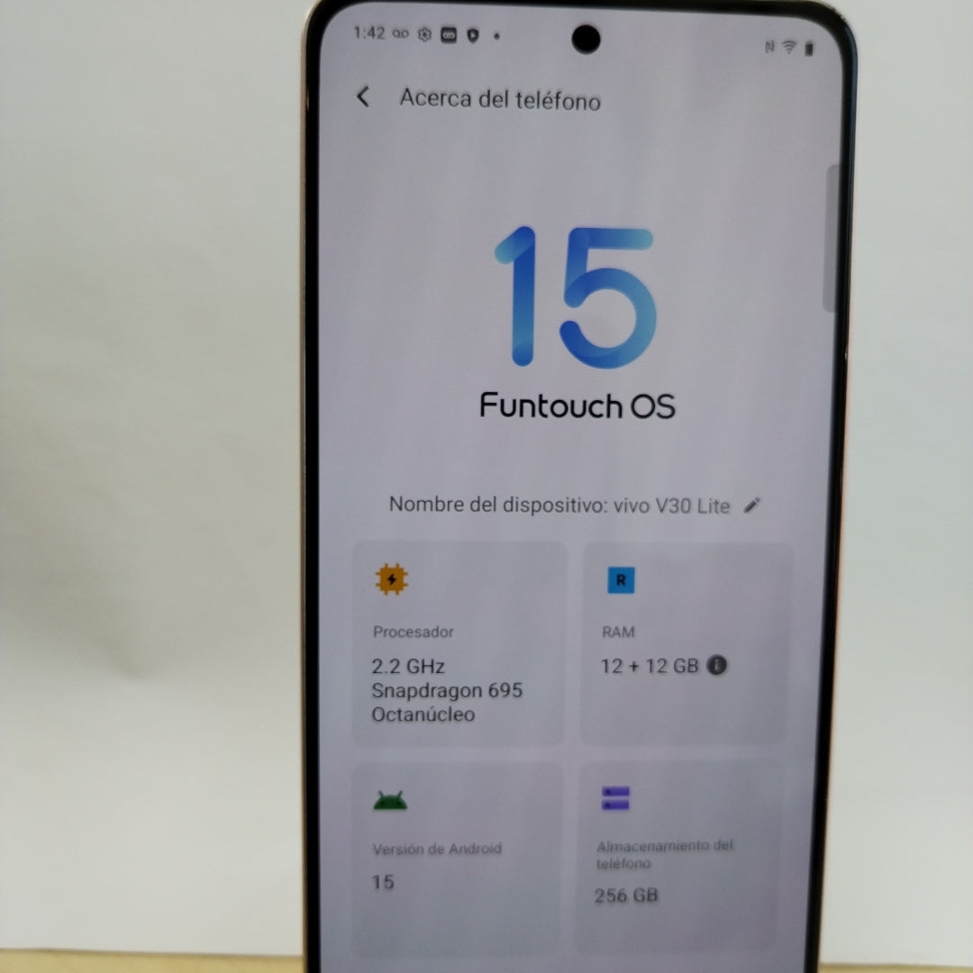 CELULAR VIVO V30 LITE V2314 (2023) 256 GB 12 GB RAM (SEMINUEVO)