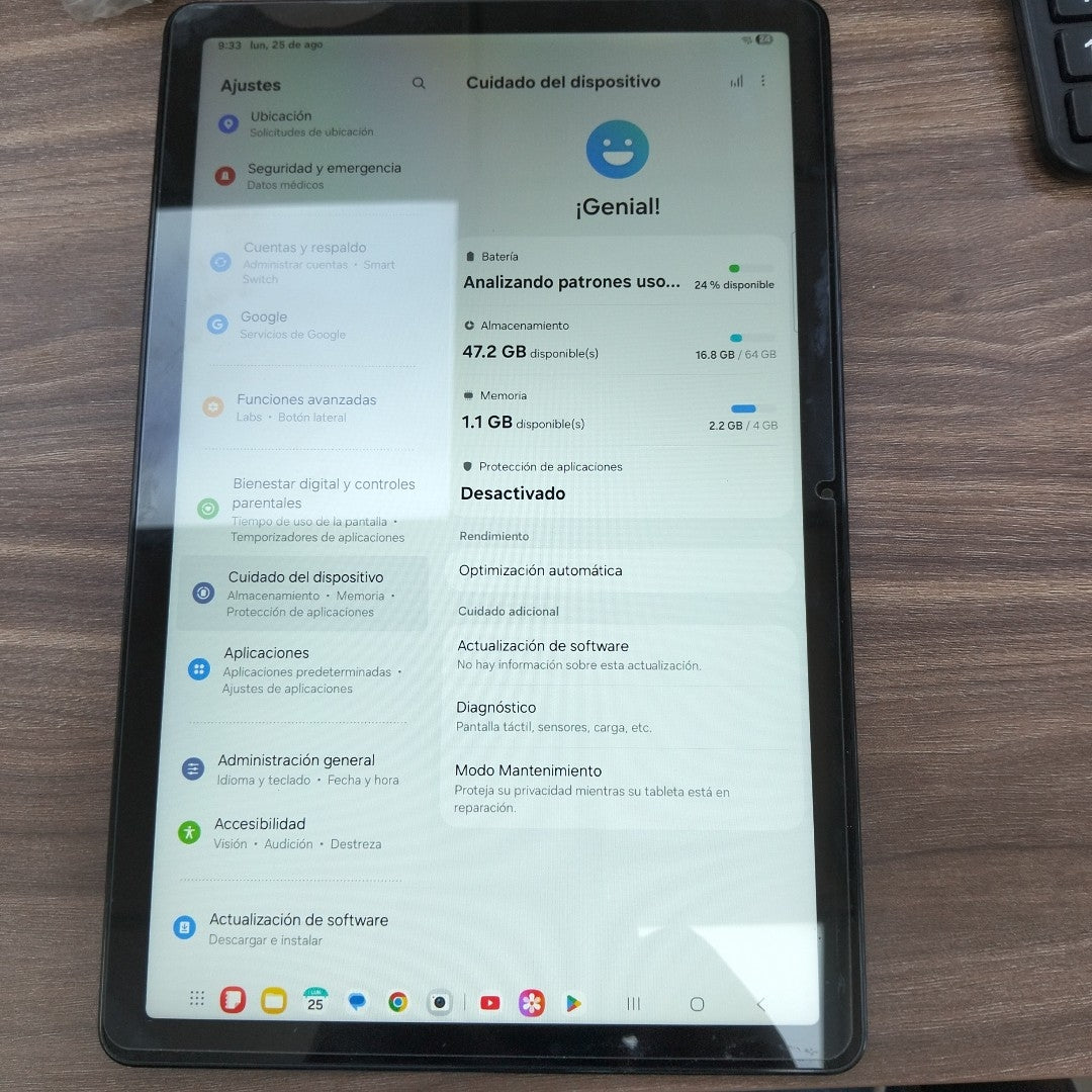 TABLETA SAMSUNG GALAXY TAB A9+ SM-X210 (2023) 64 GB 4 GB RAM (SEMINUEVO)
