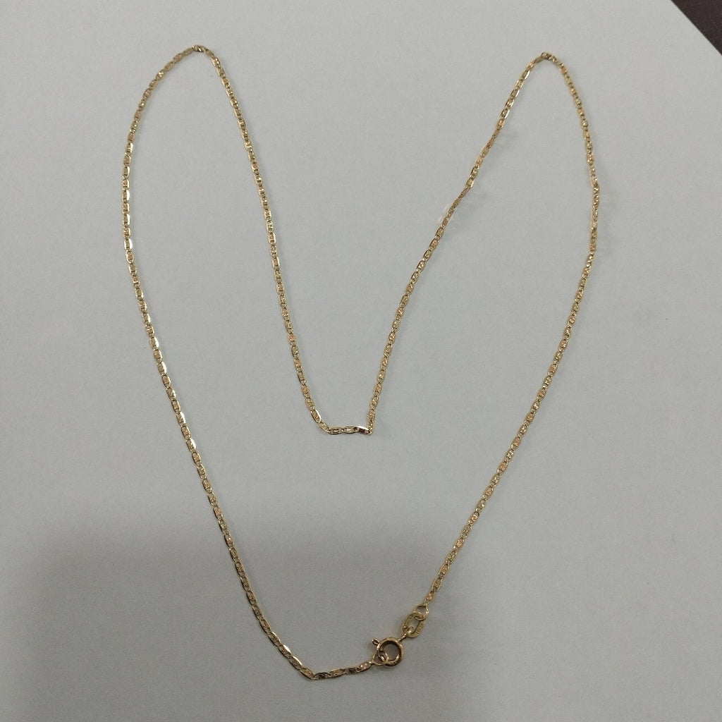 CADENAS VALENTINA/ESPEJO ORO 14K 1.6 (NUEVO)