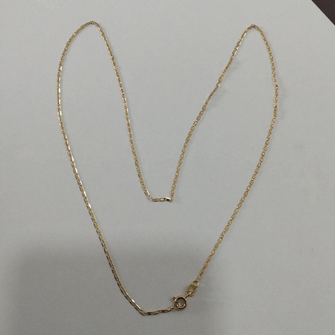 CADENAS VALENTINA/ESPEJO ORO 14K 1.6 (NUEVO)