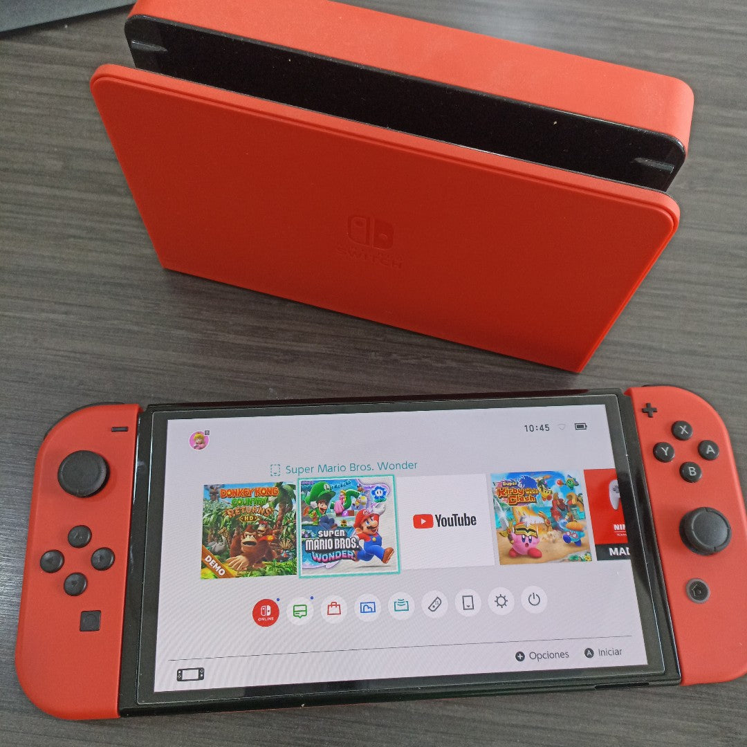 CONSOLA DE VIDEOJUEGO NINTENDO SWITCH OLED 64 GB (SEMINUEVO)