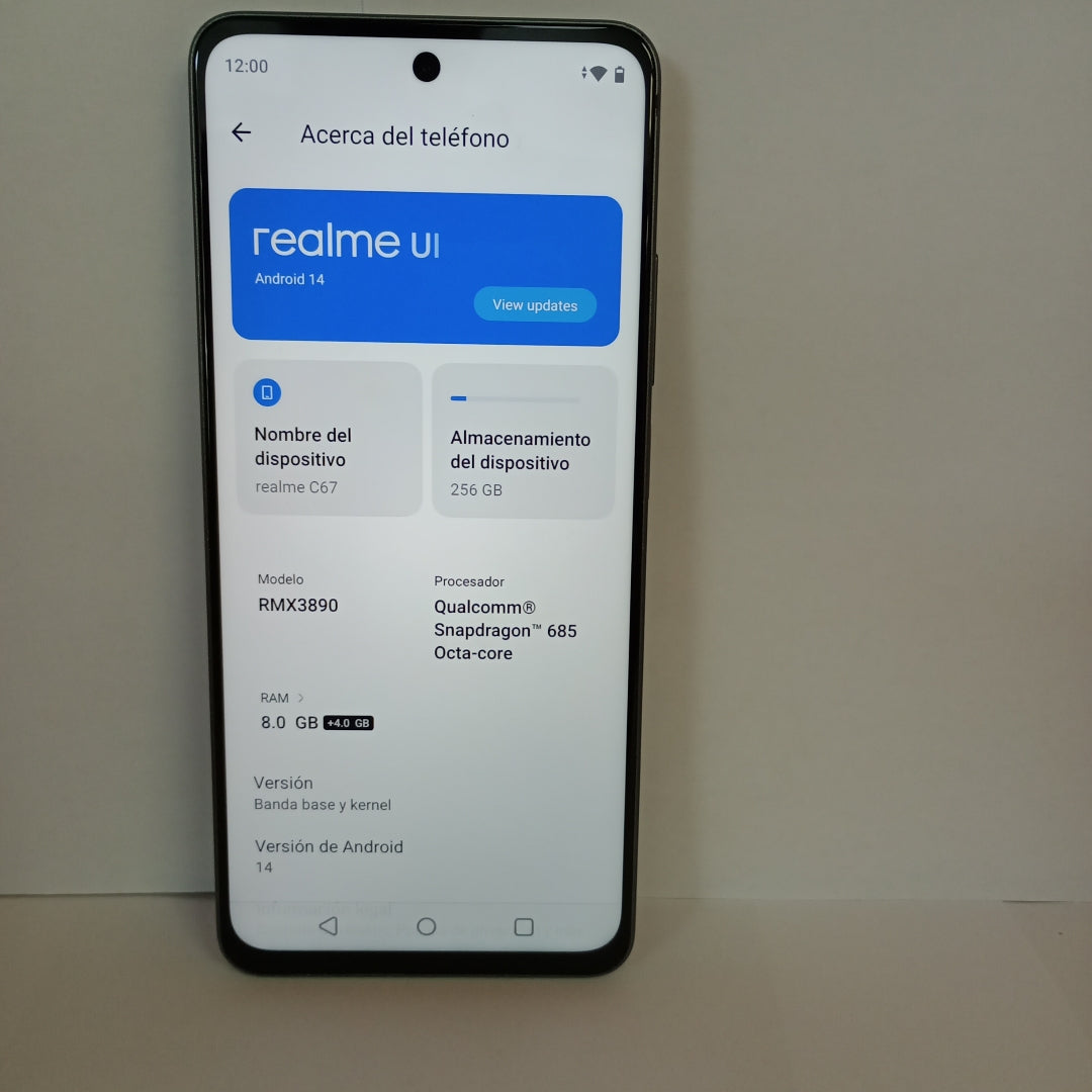 CELULAR REALME C67 RMX3890 (2023) 256 GB 8 GB RAM (SEMINUEVO)