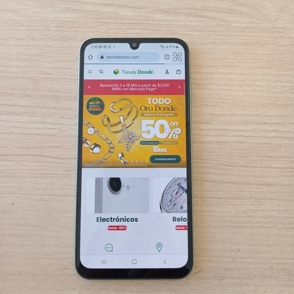 CELULAR SAMSUNG GALAXY A24 SM-A245M/N (2023) 128 GB 4 GB RAM (SEMINUEVO)