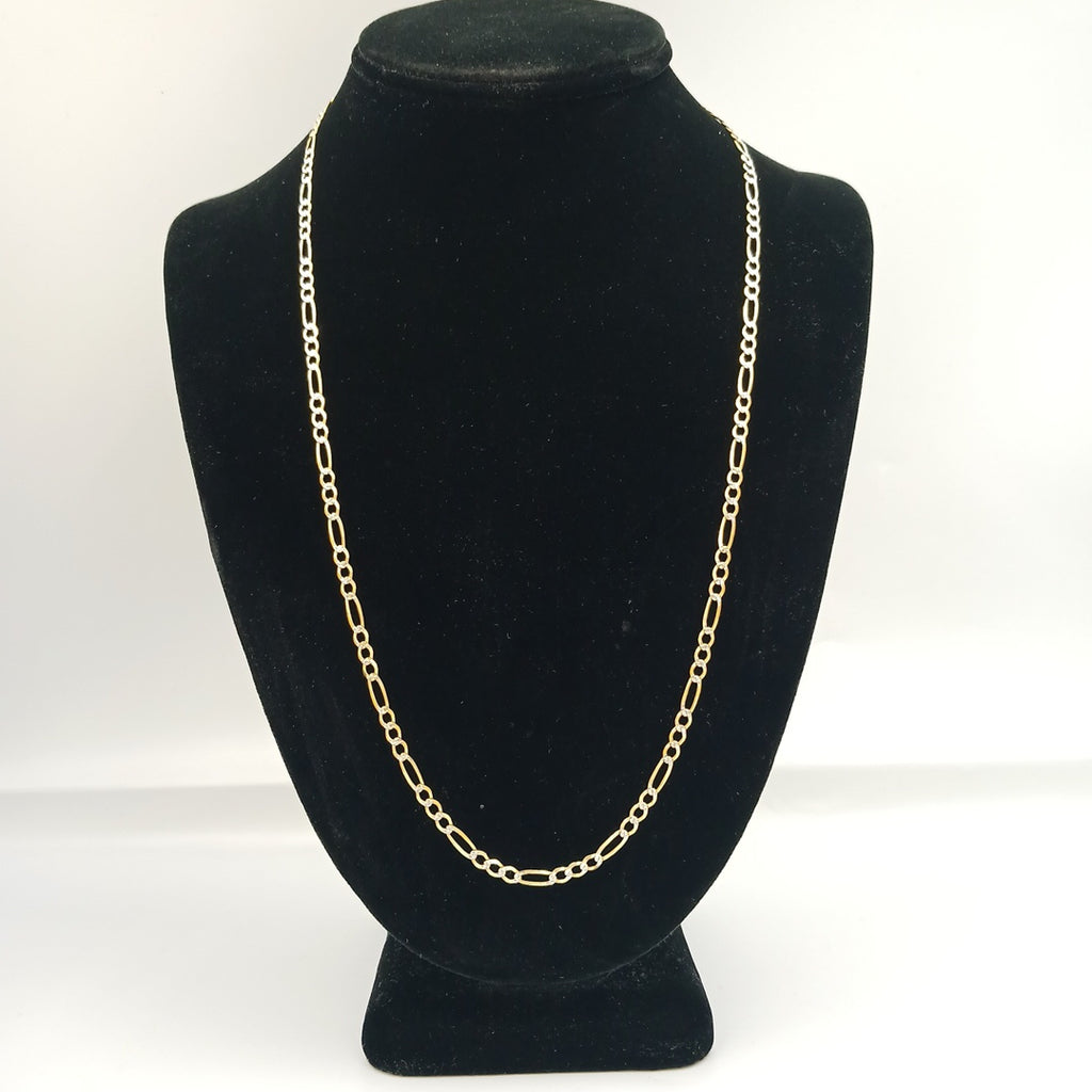 CADENAS CARTIER 3*1 DIAMANTADA ORO 14K 8.1 (NUEVO)