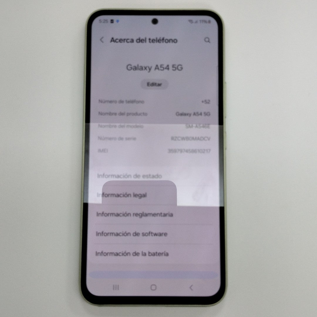 CELULAR SAMSUNG GALAXY A54 5G SM-A546E 128 GB 8 GB RAM (SEMINUEVO)