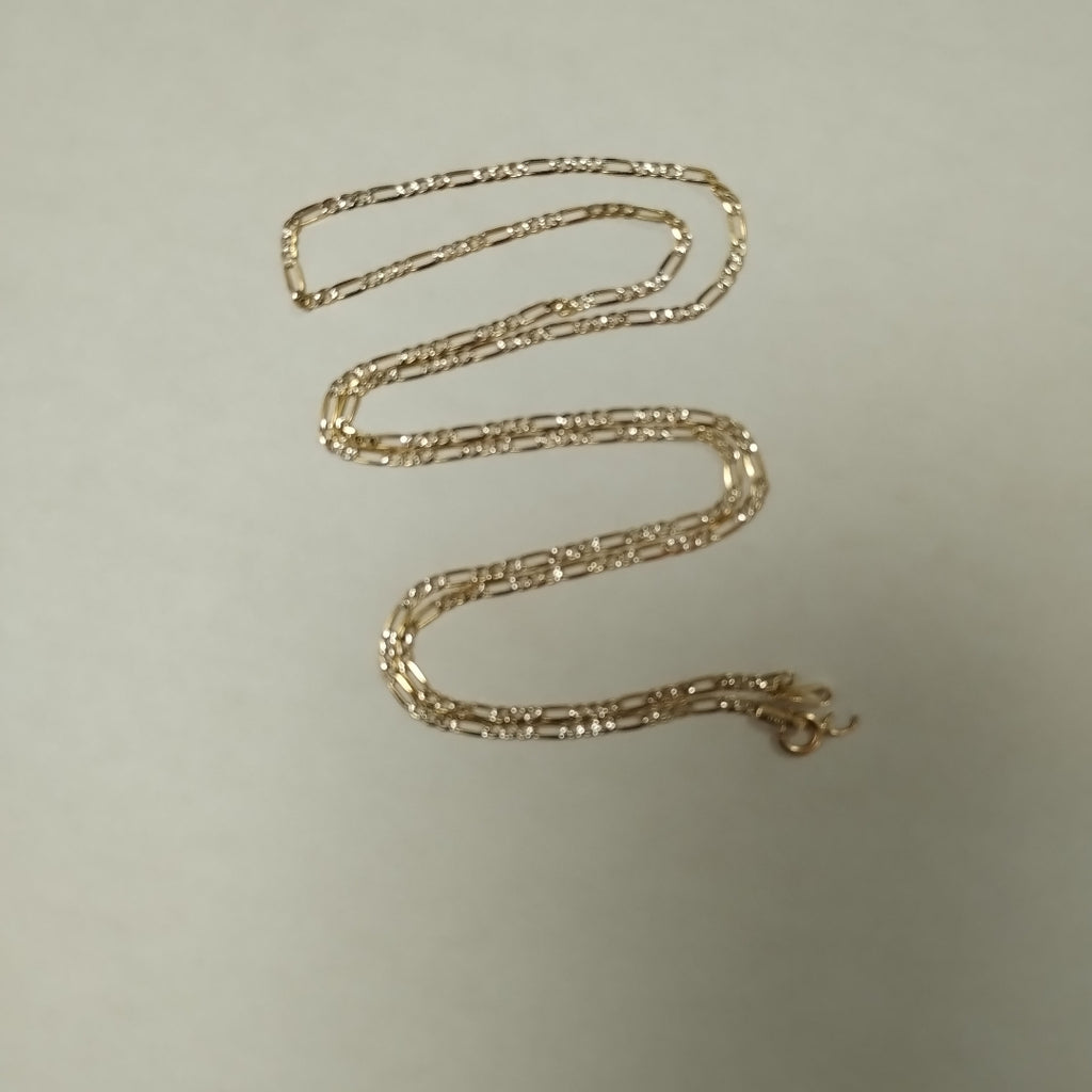 CADENAS CARTIER 3*1 DIAMANTADA ORO 14K 3.2 (NUEVO)