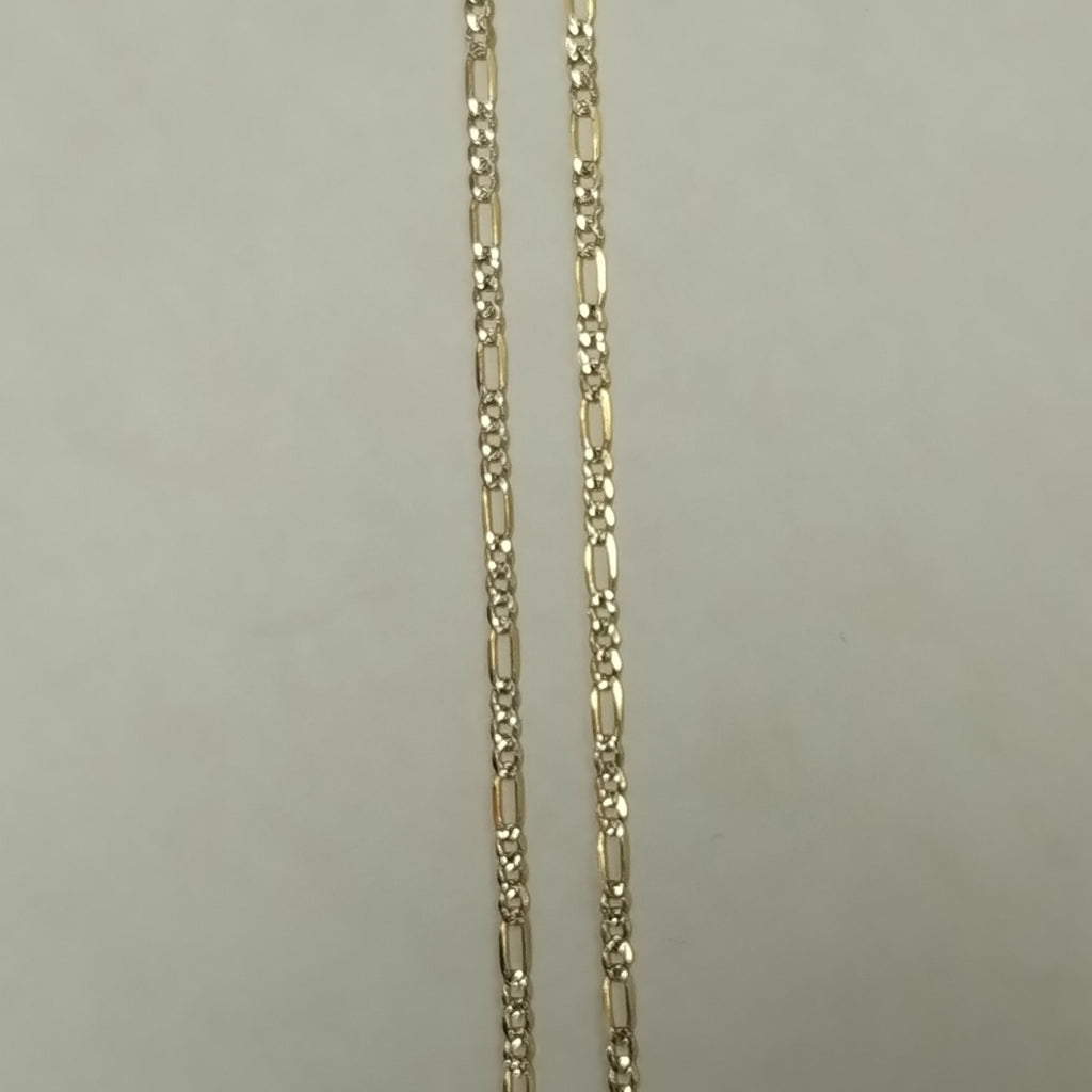 CADENAS CARTIER 3*1 DIAMANTADA ORO 14K 2.9 (NUEVO)