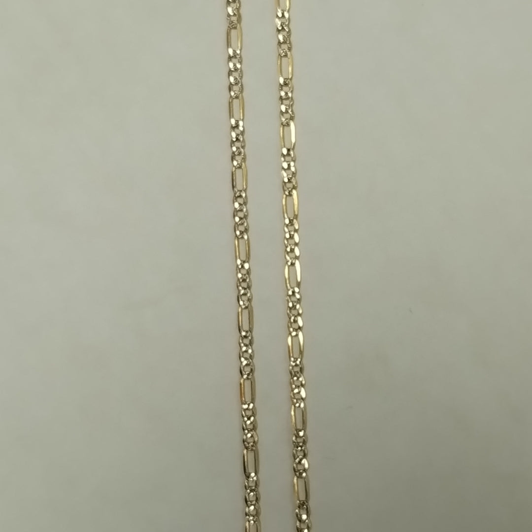 CADENAS CARTIER 3*1 DIAMANTADA ORO 14K 2.9 (NUEVO)