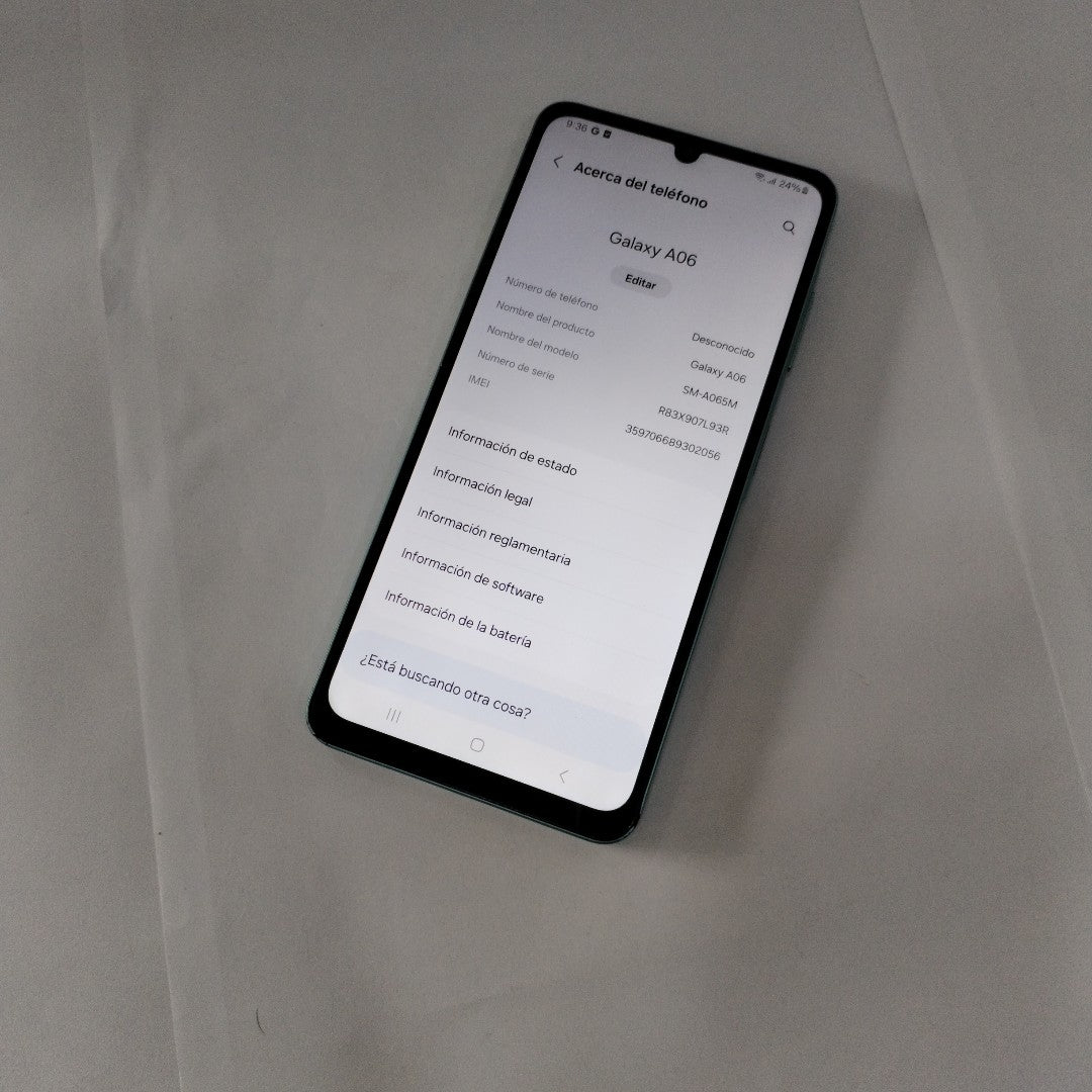 CELULAR SAMSUNG GALAXY A06 SM-A065M (2024) 64 GB 4 GB RAM (SEMINUEVO)