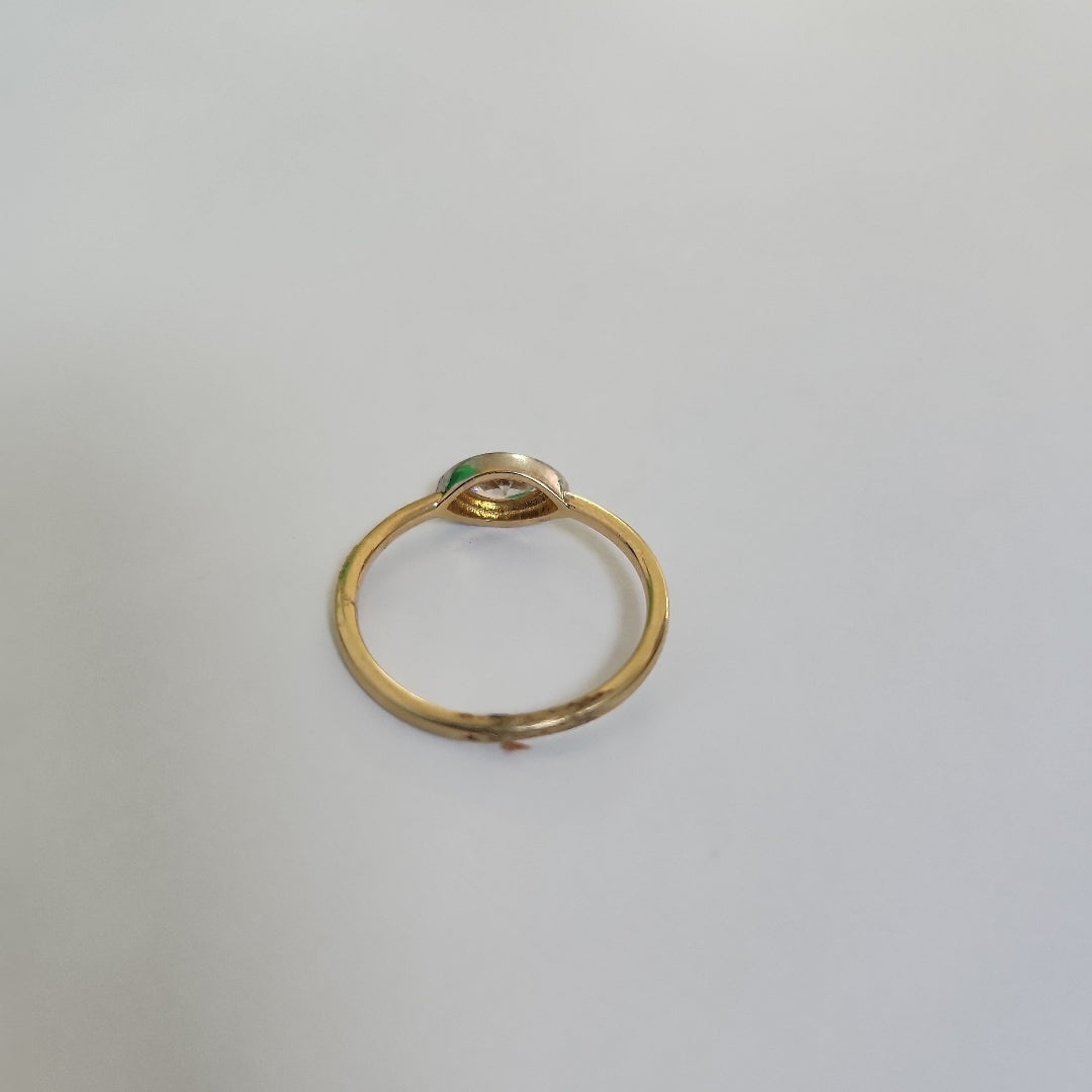 10176ANI4046.B218 FRD33 ANILLOS DAMA ORO 14K 1.6GRS (NUEVO)