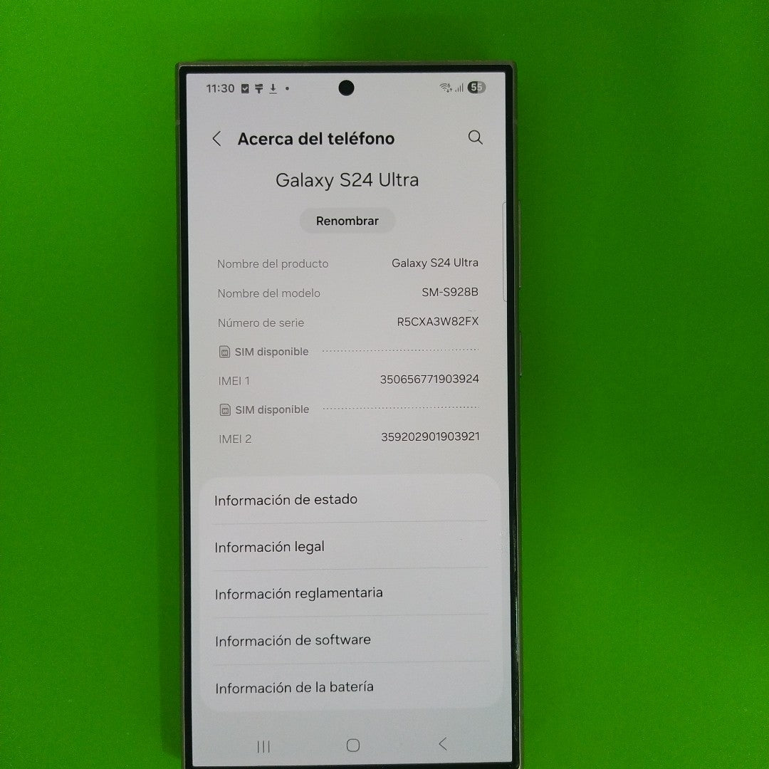 CELULAR SAMSUNG GALAXY S24 ULTRA SM-S928B (2024) 512 GB 12 GB RAM (SEMINUEVO)