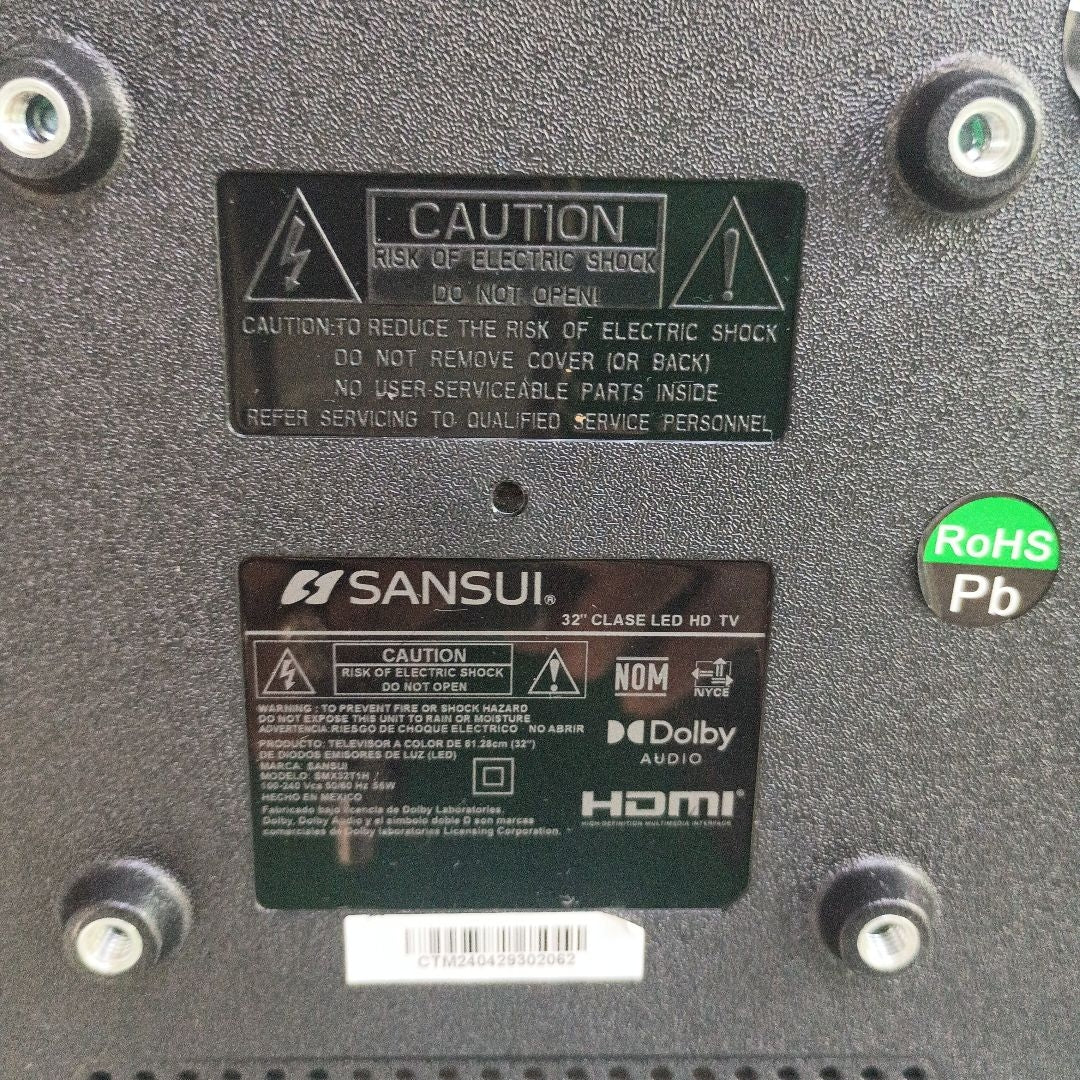 PANTALLA SANSUI SMX32T1H (2022) 32" LED HD (SEMINUEVO)