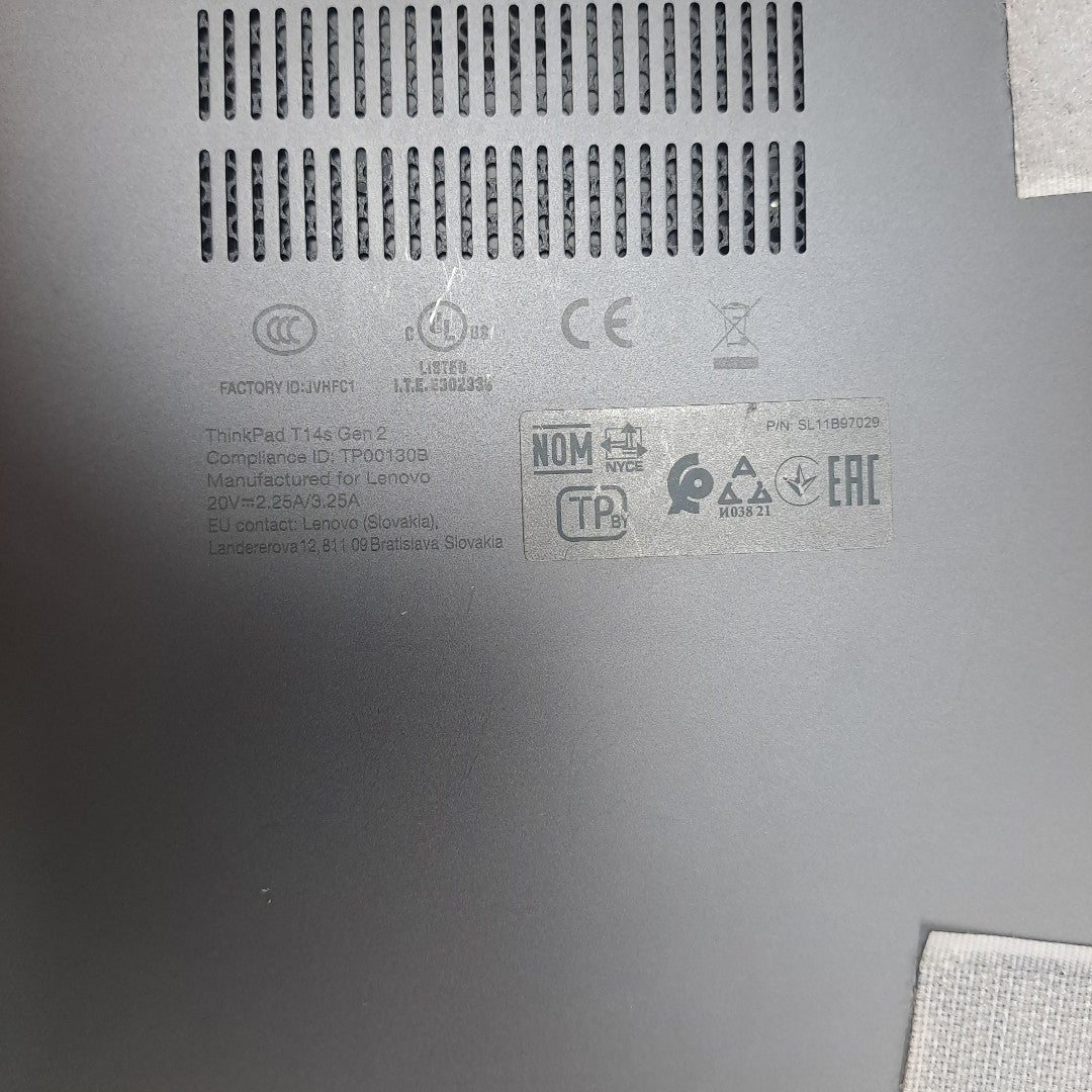 LAPTOP LENOVO THINKPAD T14S GEN 2 (2021) 256 GB SSD 16 GB RAM