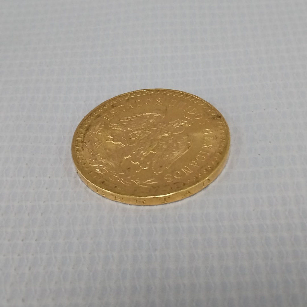 K1 41.6 GRMS - DESC. 0 GRAMOS - 21 K - AVALÚO 74131.2 * * IDENTIFICACIÓN MONEDA NOMINATIVA. * MONEDAS PESOS 50 PESO (SEMINUEVO)