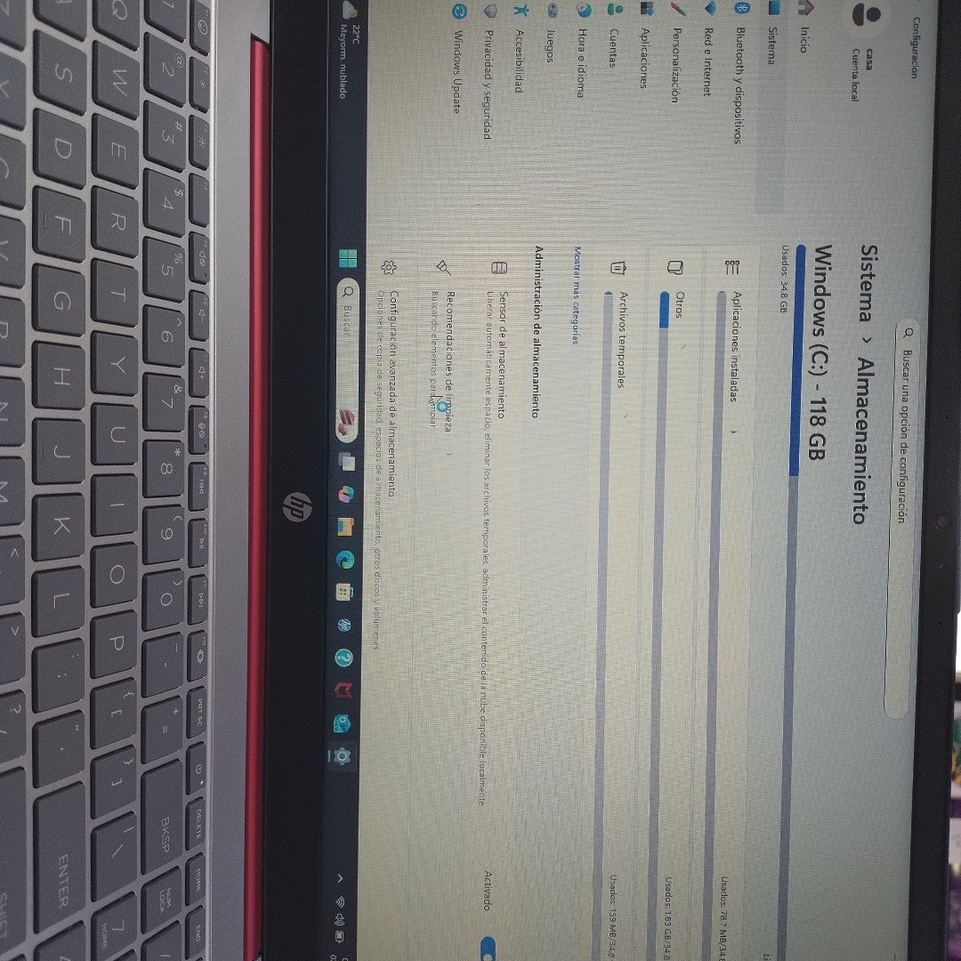 LAPTOP HP 15-FD0083WM (2024) 128 GB SSD 4 GB RAM (SEMINUEVO)