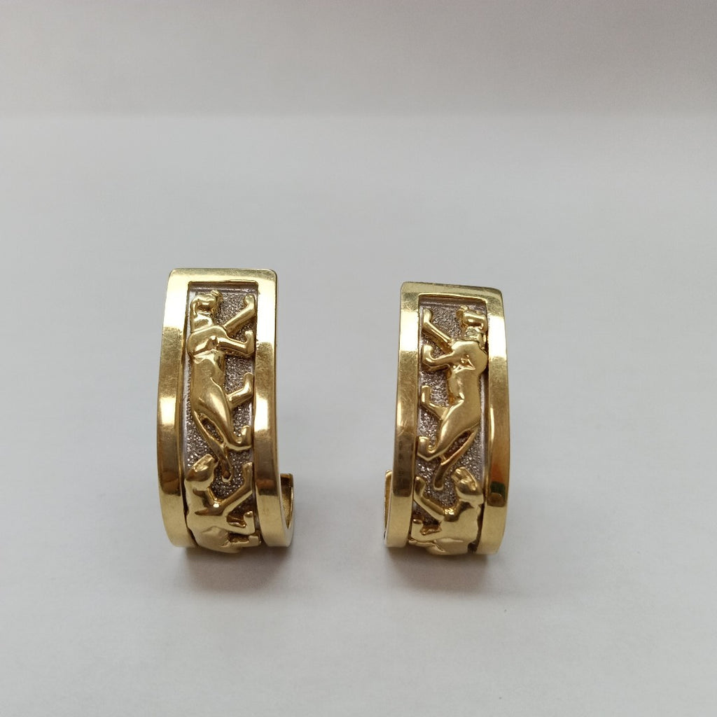 ARETES PAR. ORO. 14 K 21.8 GRMS (SEMINUEVO)