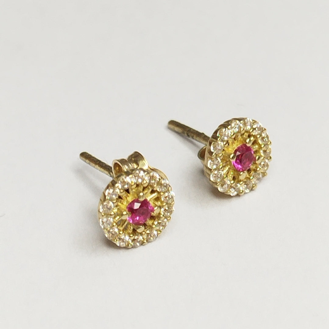 BROQUELES ORO 10K 1 (NUEVO)