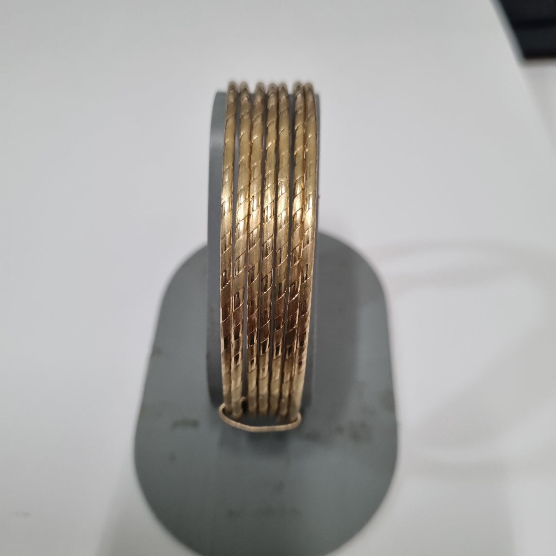 SEMANARIO DE PULSERAS ORO 14 K 21,50 GRMS (SEMINUEVO)