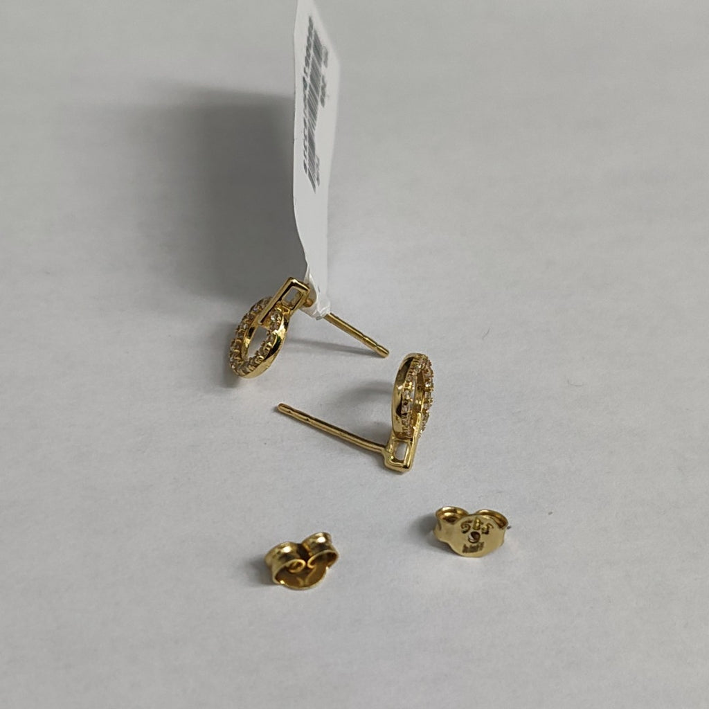 BROQUELES ORO 14K 1.6 (NUEVO)
