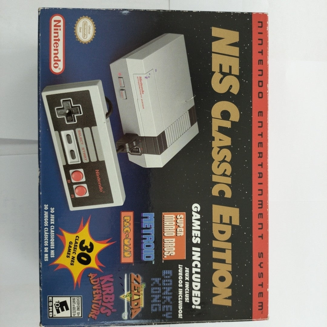 CONSOLA DE VIDEOJUEGO NINTENDO SUPER NES CLASSIC EDITION 21 JUEGOS PRECARGADOS (SEMINUEVO)