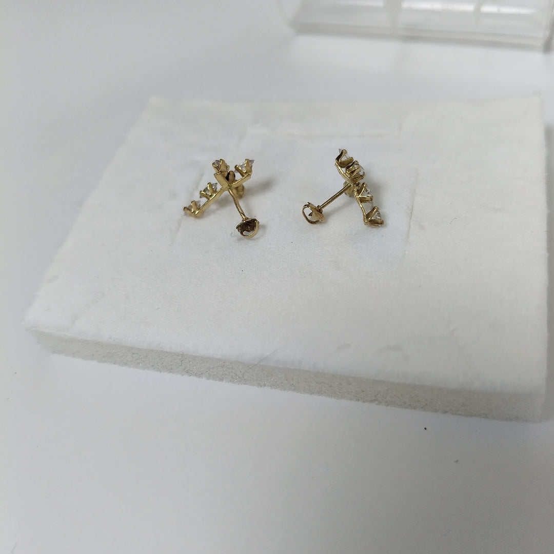 ARETES PAR. ORO. 10 K 0.9 GRMS (SEMINUEVO)