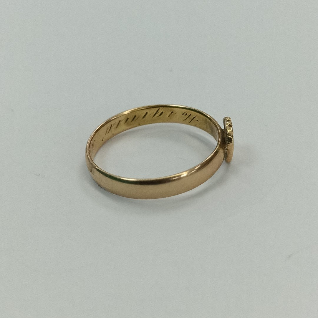ANILLO. ORO. 14 K 1.7 GRMS (SEMINUEVO)