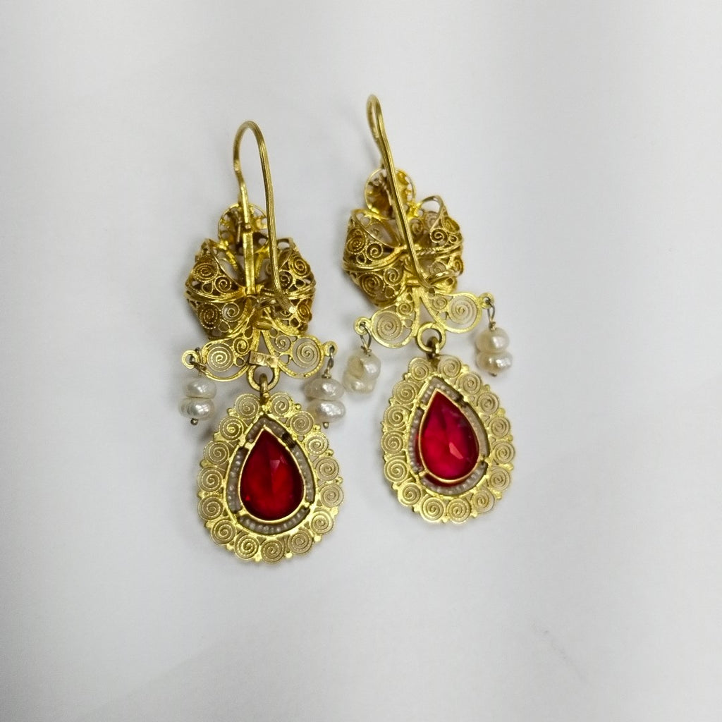 ARETES PAR ORO 10 K 13,90 GRMS (SEMINUEVO)