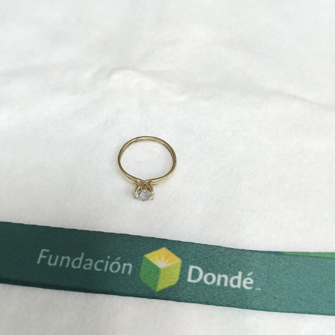 SOLITARIO. ORO. 10 K 2.2 GRMS (SEMINUEVO)