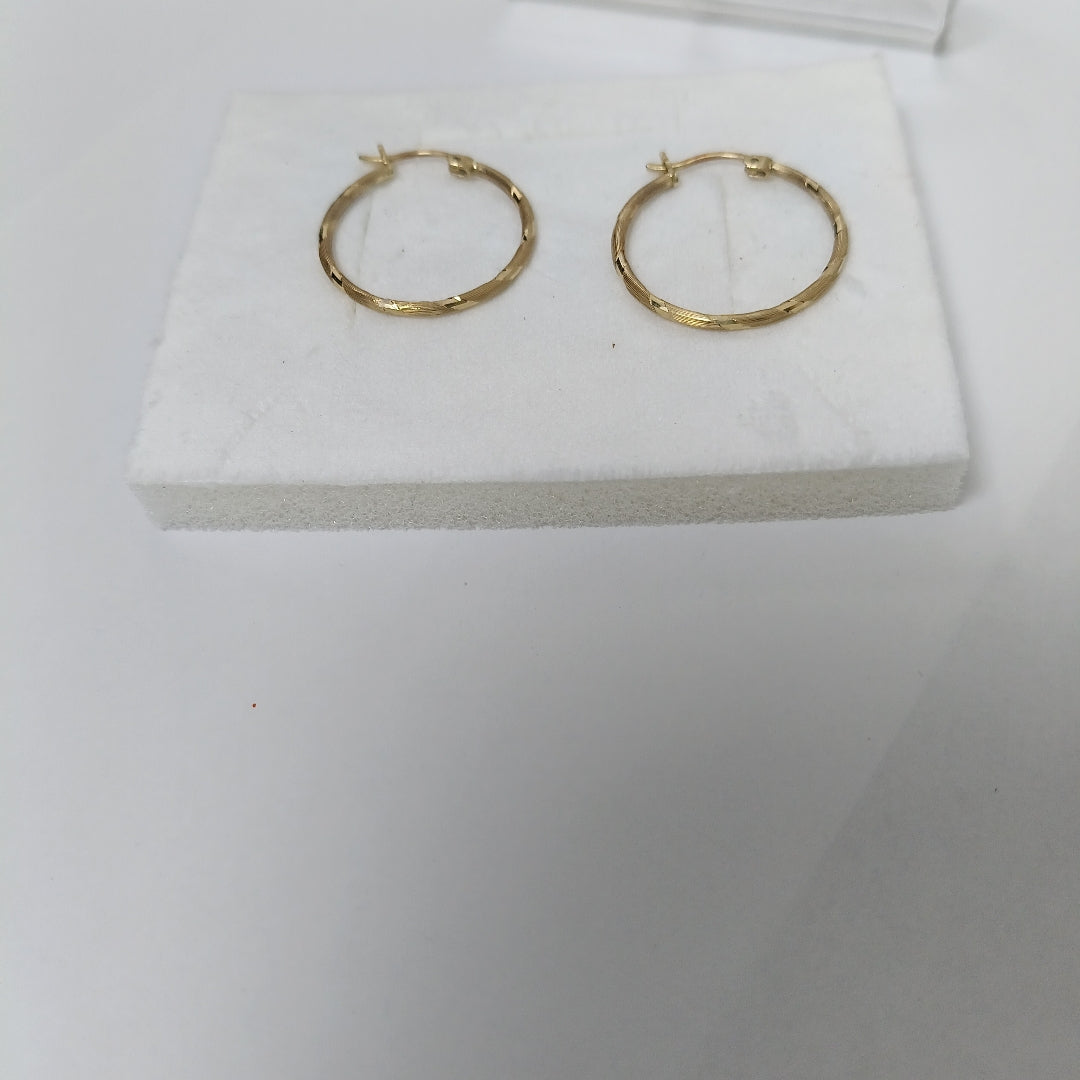 ARRACADAS PAR ORO 14 K 1,80 GRMS (SEMINUEVO)