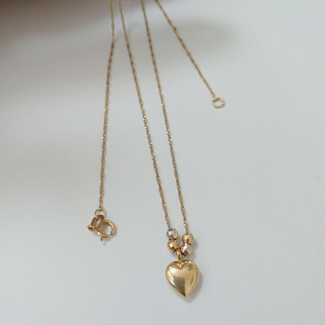 CADENA,DIJE ORO 14 K 1,40 GRMS (SEMINUEVO)