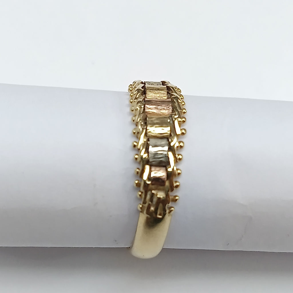 ANILLITO ORO COMBINADO 14 K 3,30 GRMS (SEMINUEVO)