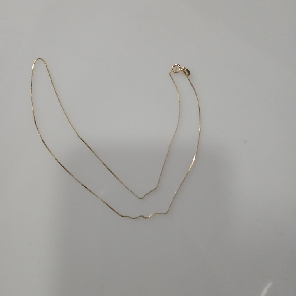CADENA. ORO. 14 K 0.9 GRMS (SEMINUEVO)