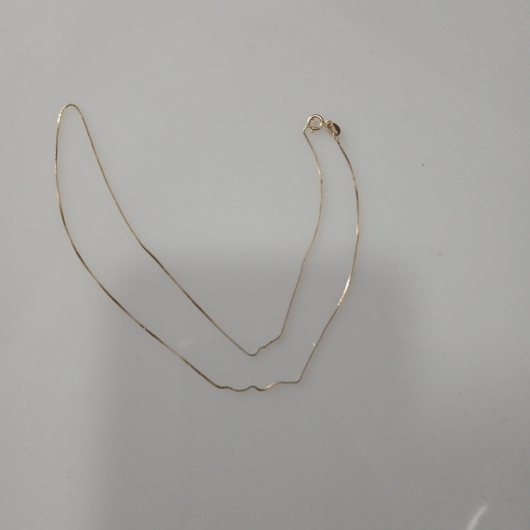 CADENA. ORO. 14 K 0.9 GRMS (SEMINUEVO)