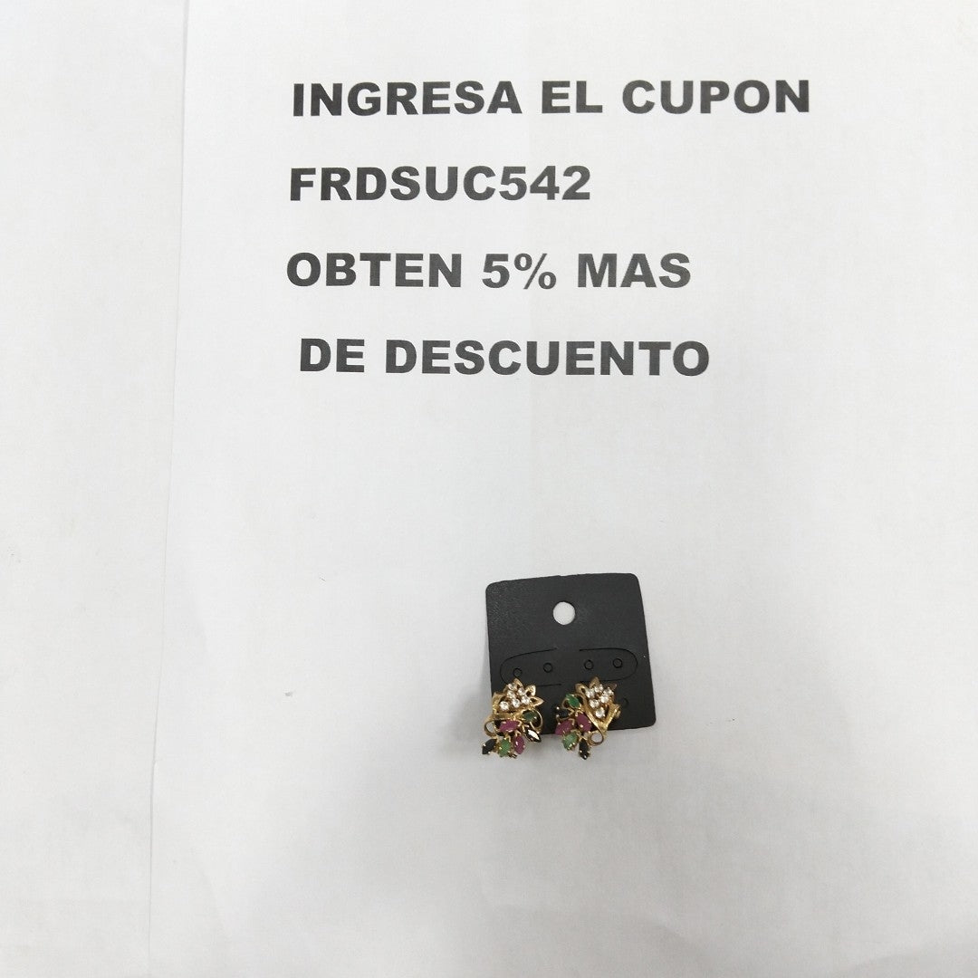 ARETES PAR ORO 10 K 5,40 GRMS (SEMINUEVO)