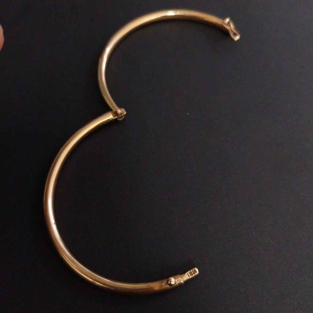 PULSERA RIGIDA ORO 18 K 8,40 GRMS (SEMINUEVO)