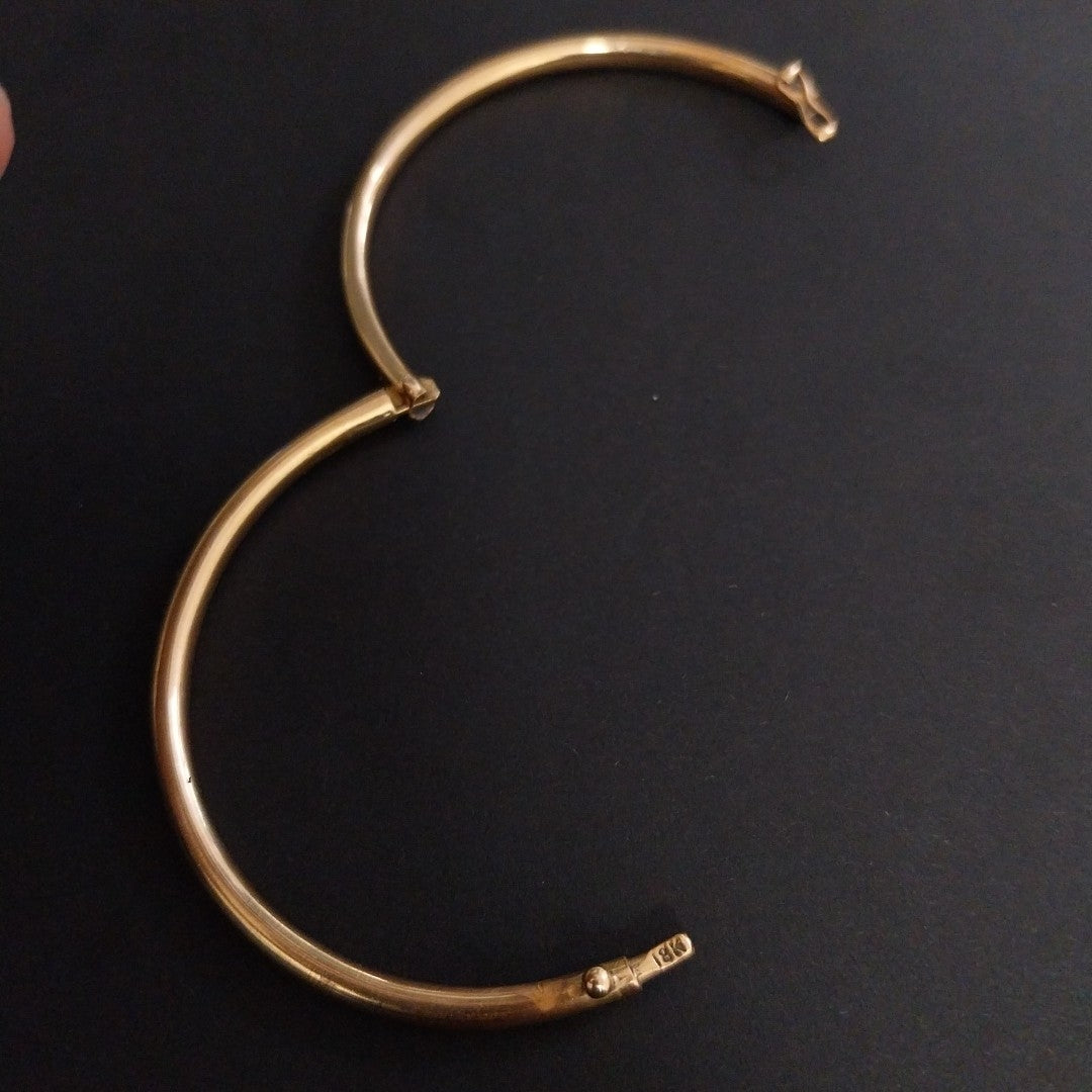 PULSERA RIGIDA ORO 18 K 8,40 GRMS (SEMINUEVO)