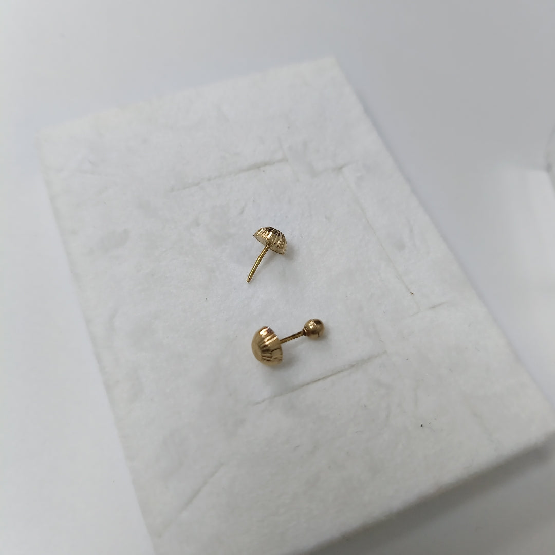 BROQUELES PAR. ORO. 14 K 0.3 GRMS (SEMINUEVO)