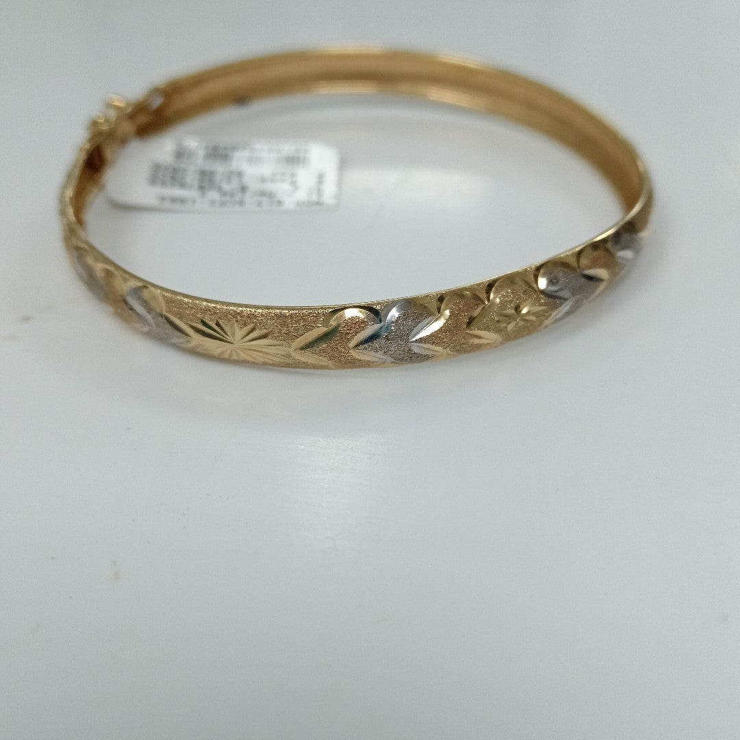 PULSERA RIGIDA ORO 14 K 8,40 GRMS (SEMINUEVO)