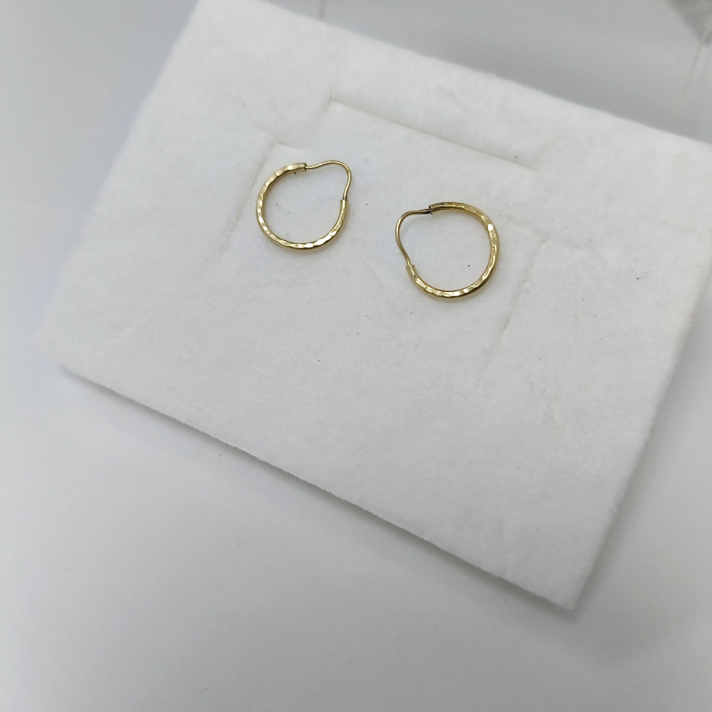 ARRACADAS PAR ORO 14 K 0,50 GRMS (SEMINUEVO)