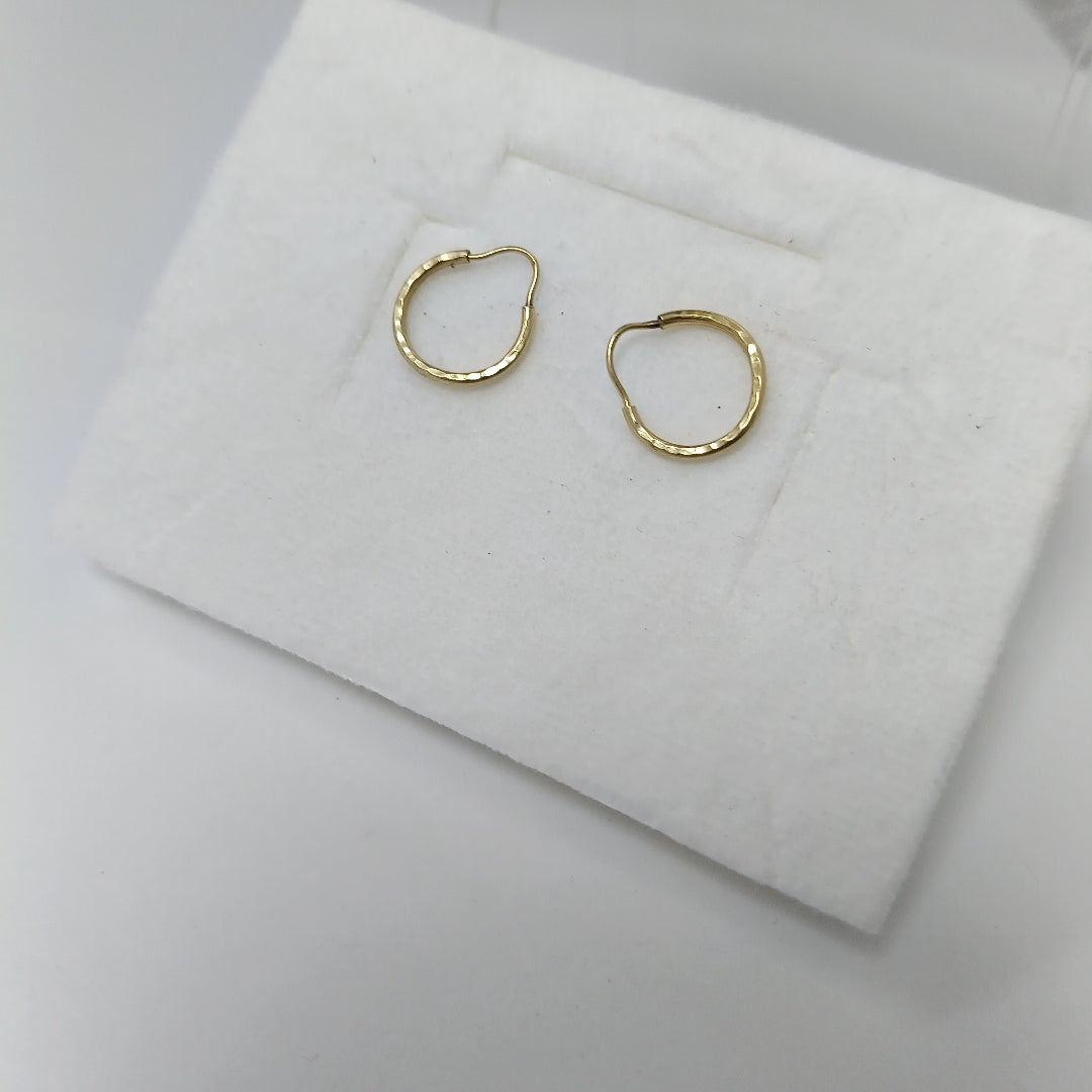 ARRACADAS PAR ORO 14 K 0,50 GRMS (SEMINUEVO)