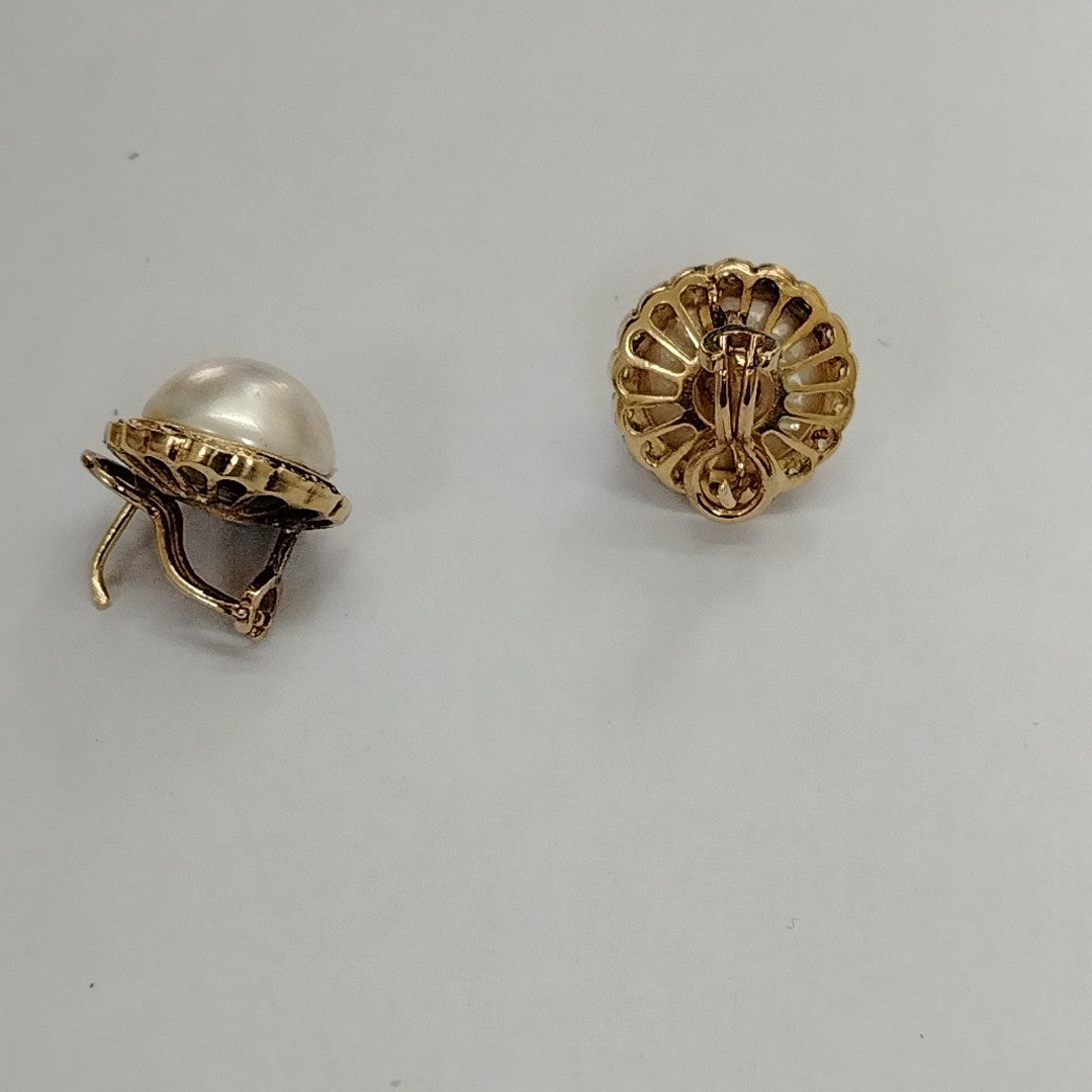 ARETES PAR ORO 14 K 12,40 GRMS (SEMINUEVO)