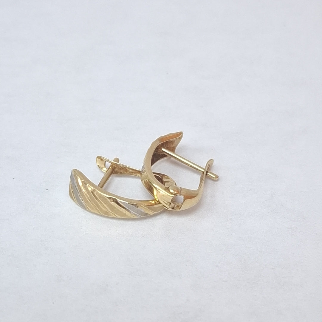 ARETES PAR ORO 14 K 1,30 GRMS (SEMINUEVO)