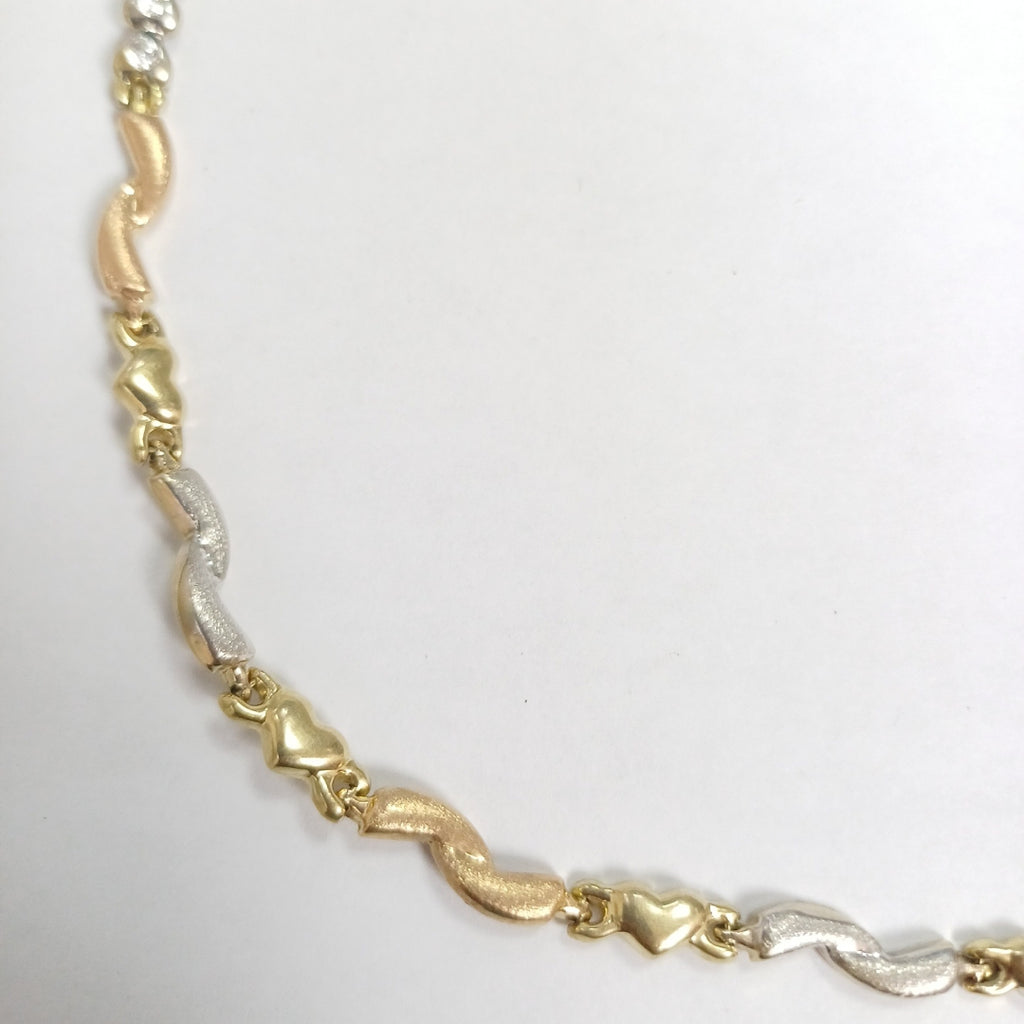GARGANTILLA ORO,ORO COMBINADO 14 K 12,40 GRMS (SEMINUEVO)