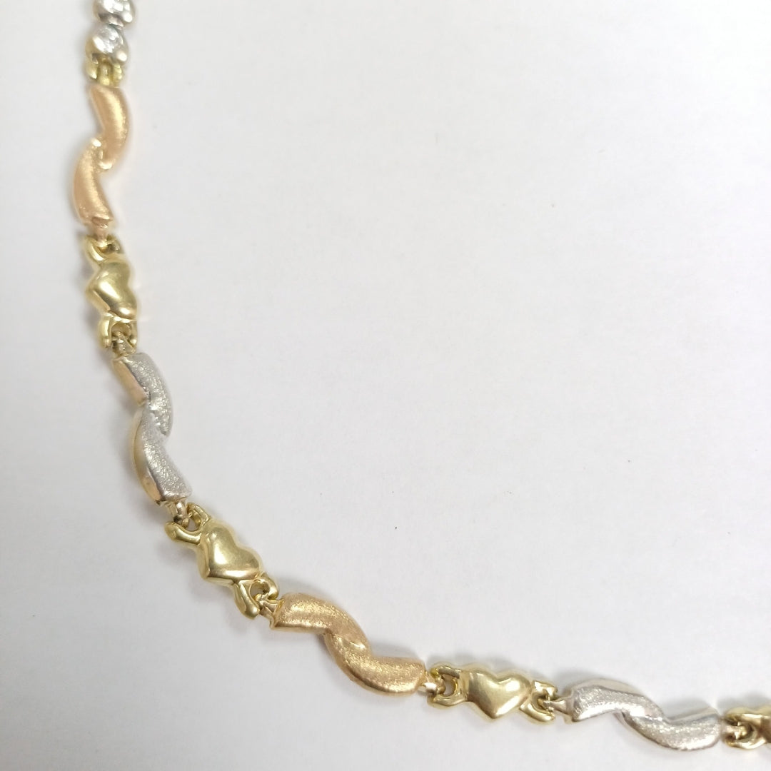 GARGANTILLA ORO,ORO COMBINADO 14 K 12,40 GRMS (SEMINUEVO)