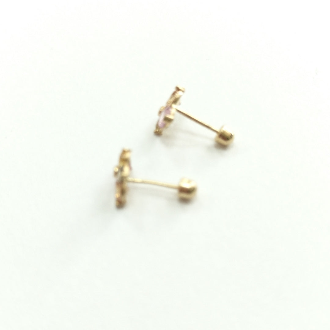 BROQUELES ORO 14K 1 (NUEVO)